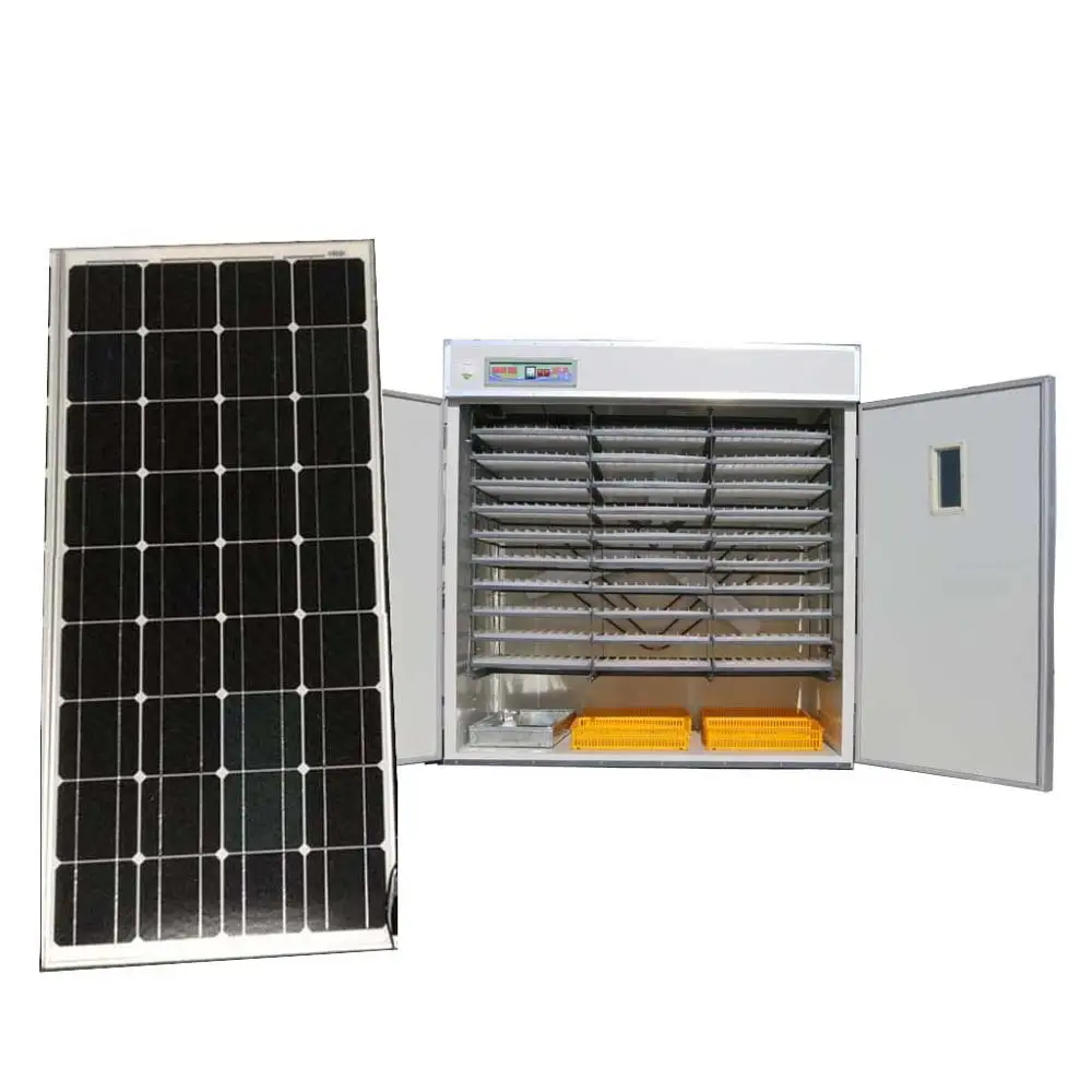 Big Capacity! Automatic 5000 Chicken Egg Incubators With Free Solar ...