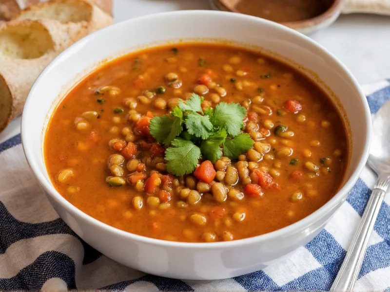 vegetarian lentil soup