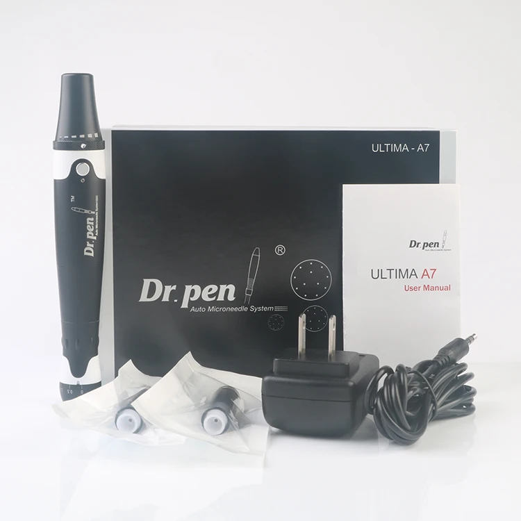 

Black Metal Shell Micro Needle Dr pen Microneedling Dr.pen Ultima A7 With Fine-turning Speed Microneedling pen