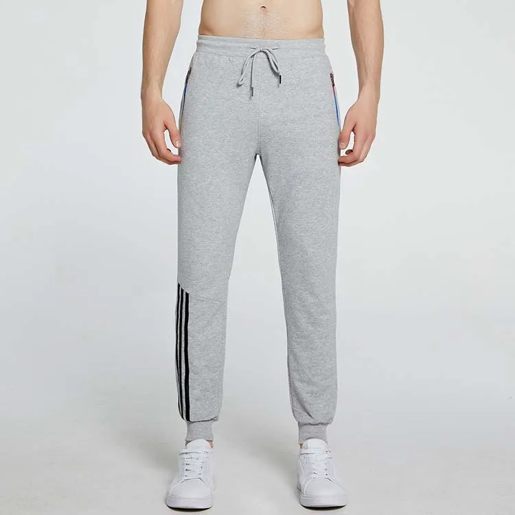 

2021 Spring Autumn Men Casual Sweatpants Mens Sportswear Joggers Striped Pants Fashion Male Skinny Slim Fitted Gyms Harem Pants