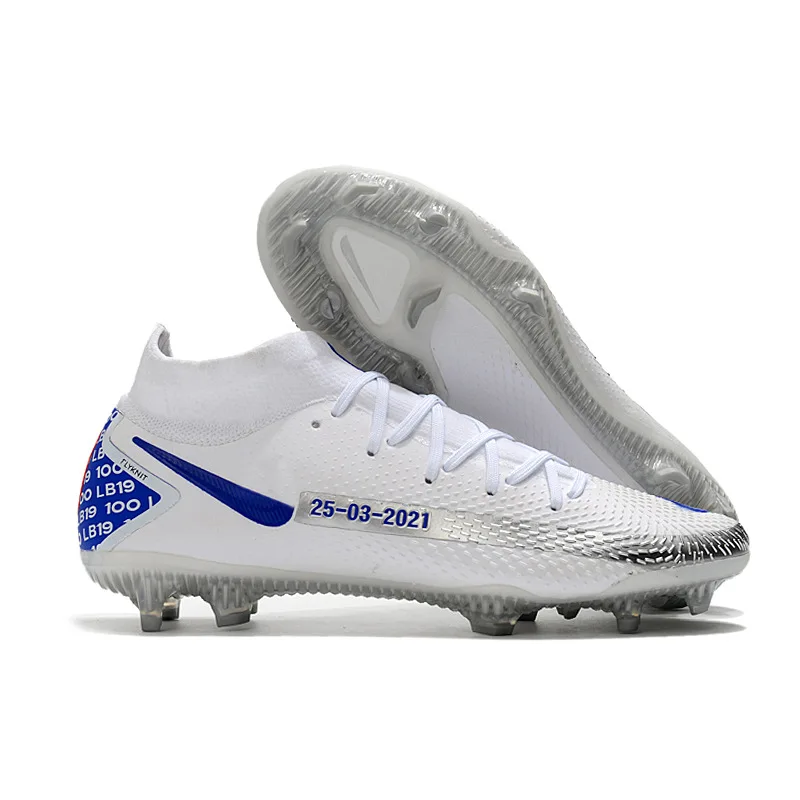 

Factory Customize Men Cleats Football Boots High Top Soccer Boots Sneakers Football Shoes Turf Futsal Outdoor Summer Winter PVC