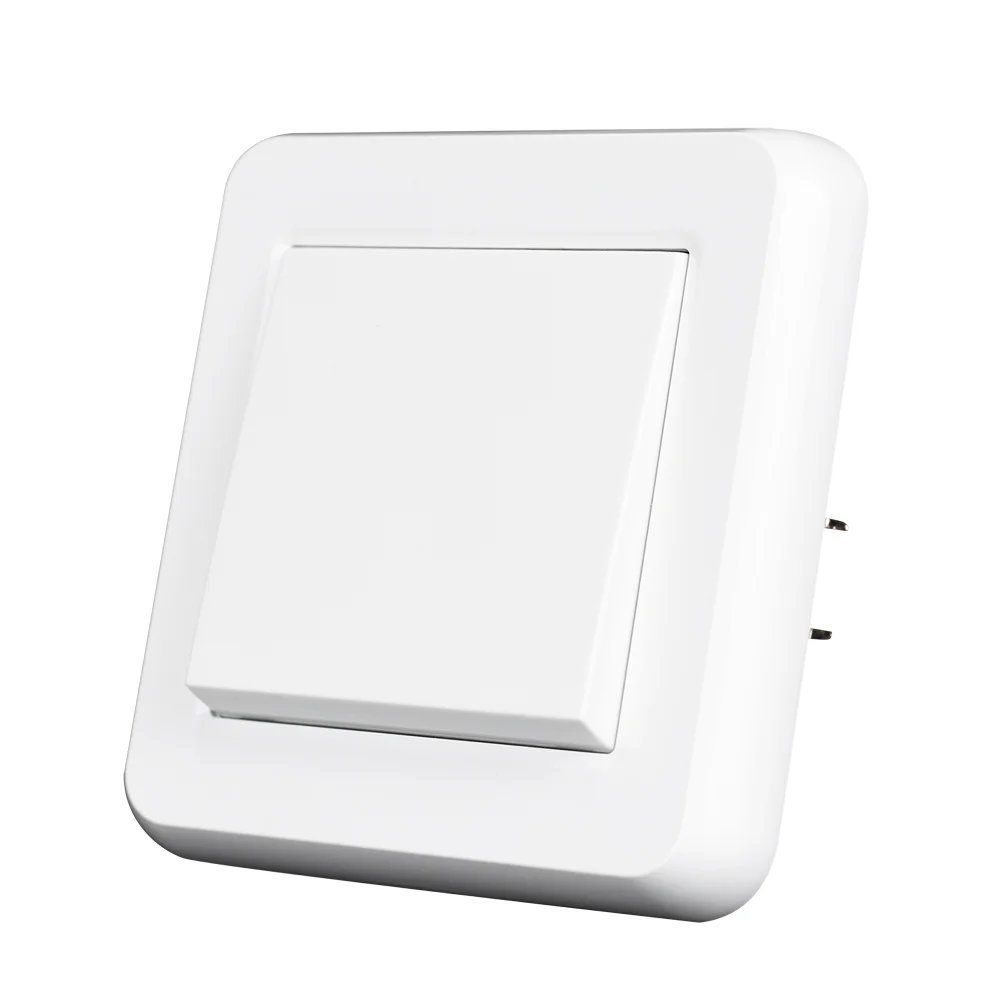 SRAN F110-21 White PC Panel EU Standard 1Gang 2Way light Switch 16A Interrupt