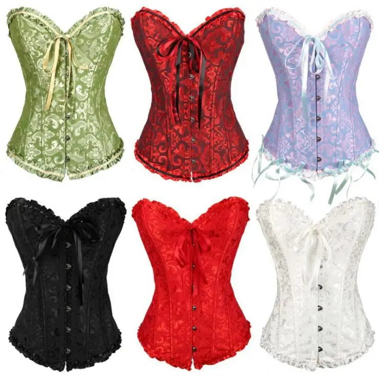 

Wholesale Women's Corsets Europe the United States Sexy Corset Bone Clothes Abdomen Support Chest Gather Shapewear, Picture shows