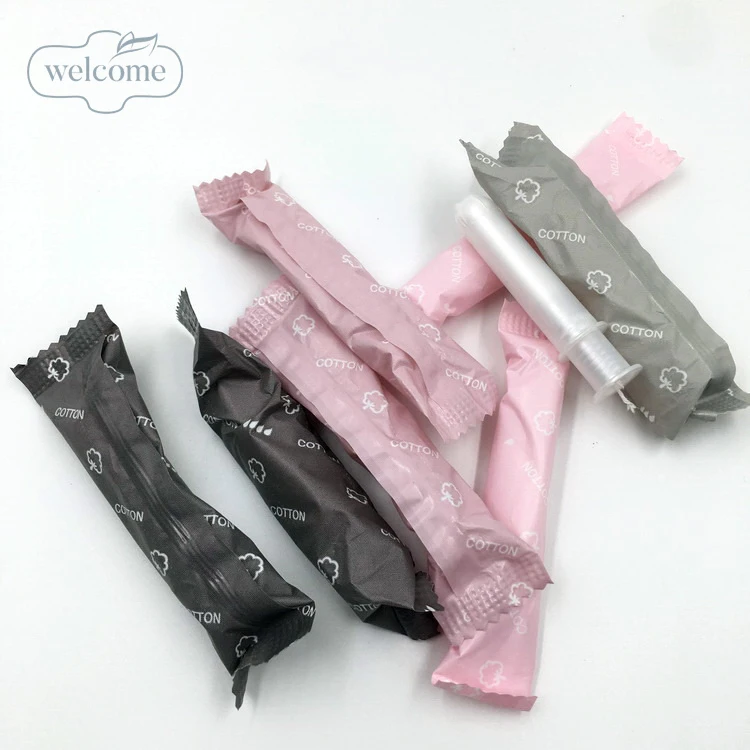 

Plant based biodegradable wrapper wrapped organic cotton tampon best selling products on Amazon