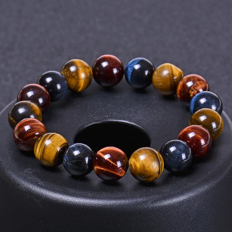 Natural Tiger Eye Bracelet Yellow Red Tiger Eye Bracelet