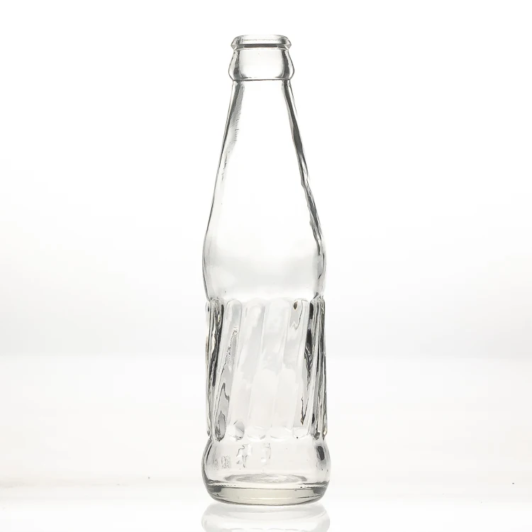 Popular 200ml Glass Carbonated Soft Drink Bottles With Crown Cap For