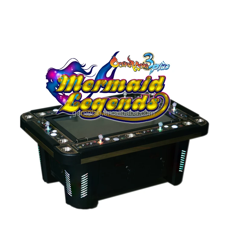 

Ocean King 3 Plus Mermaid Fishing Game 6 Player Coin Operated Fish Table Machine, Customize