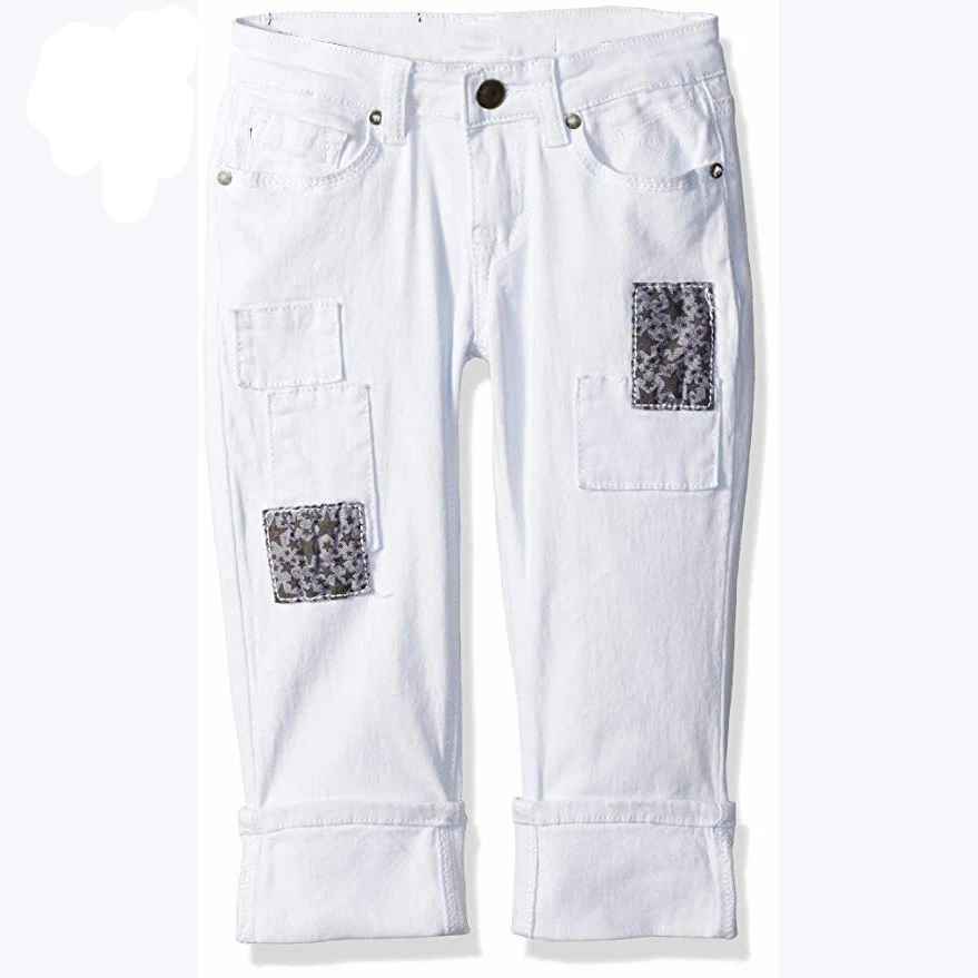 white jeans for little girls