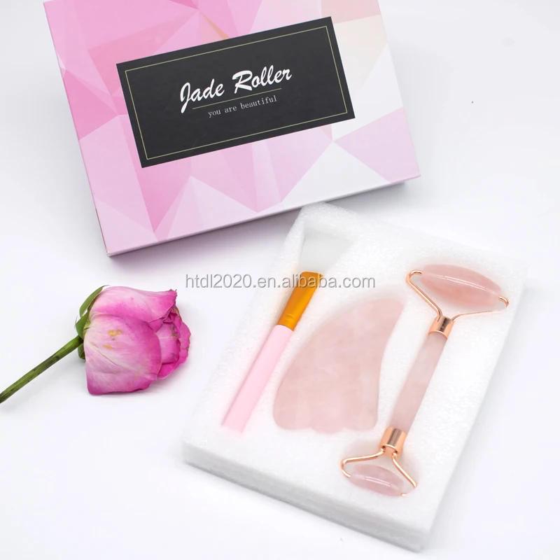 

Private Label Manufacturer Gua Sha Scraping Tool Cheap Jade Roller for Face Massage Facial Jade Roller