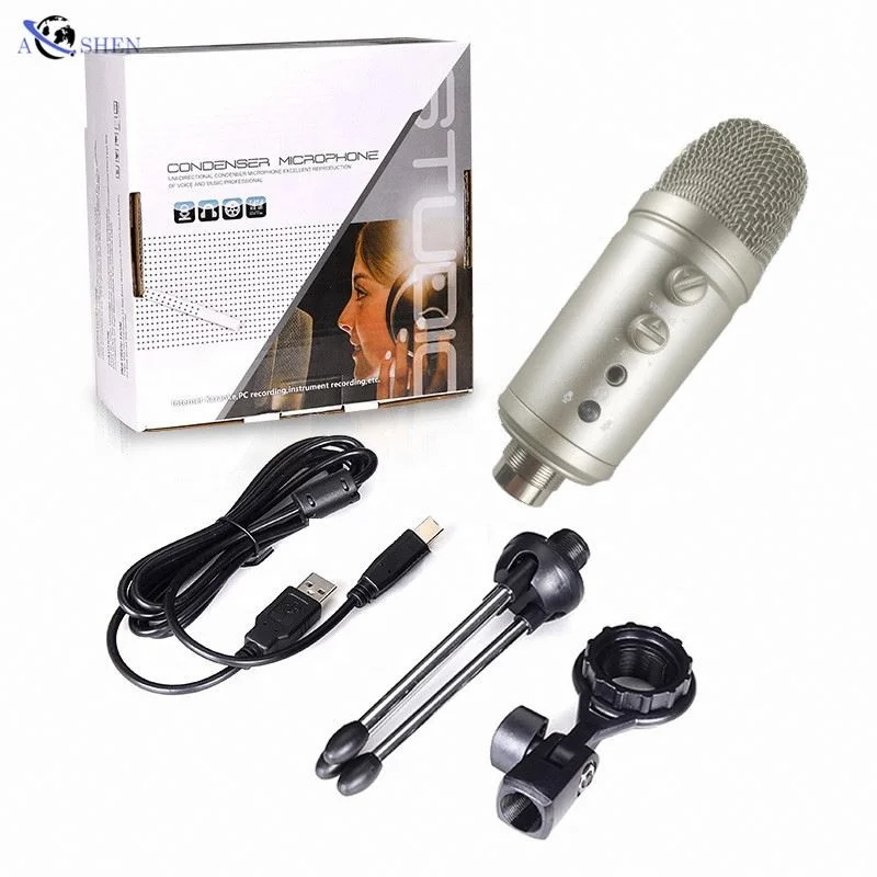 

wholesale Latest USB Streaming Podcast Mic Professional microphone recording for livestream broadcast