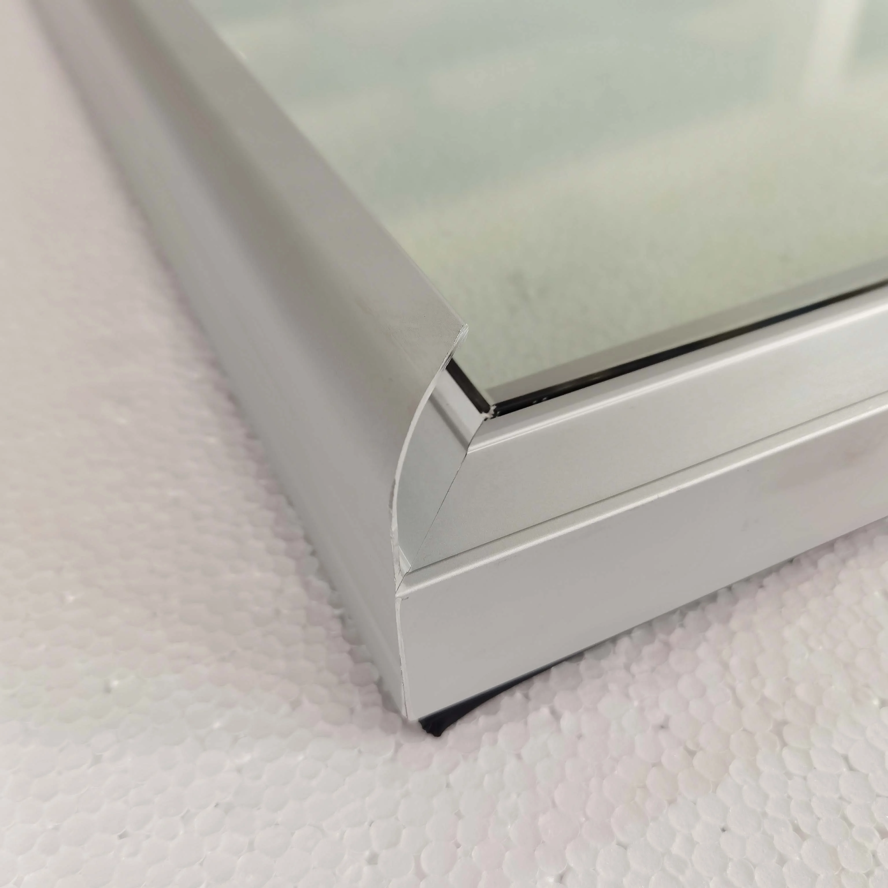 
Supermarket Cold Storage Transparent Glass Door with Shelves 