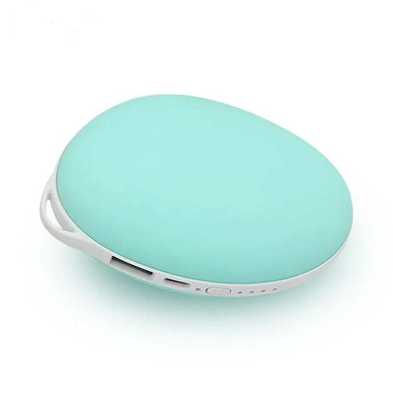 

Mango shape warm-hand battery charger 4000mah mini hand warmer power bank portable charger, White/blue/pink/red etc