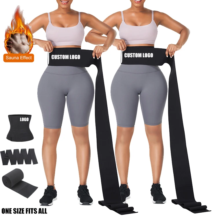 

Custom Logo Belly Wrap Latex Waist Belt Women Body Slimming Wrap Waist Trainer Shapers