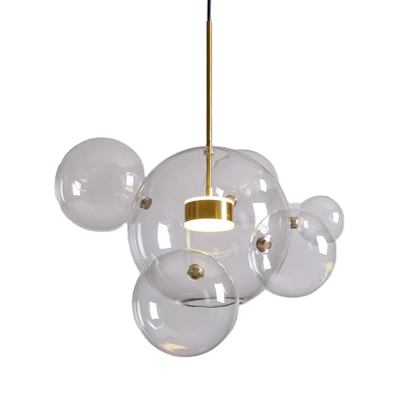 

European home decoration Soap glass bubble chandelier