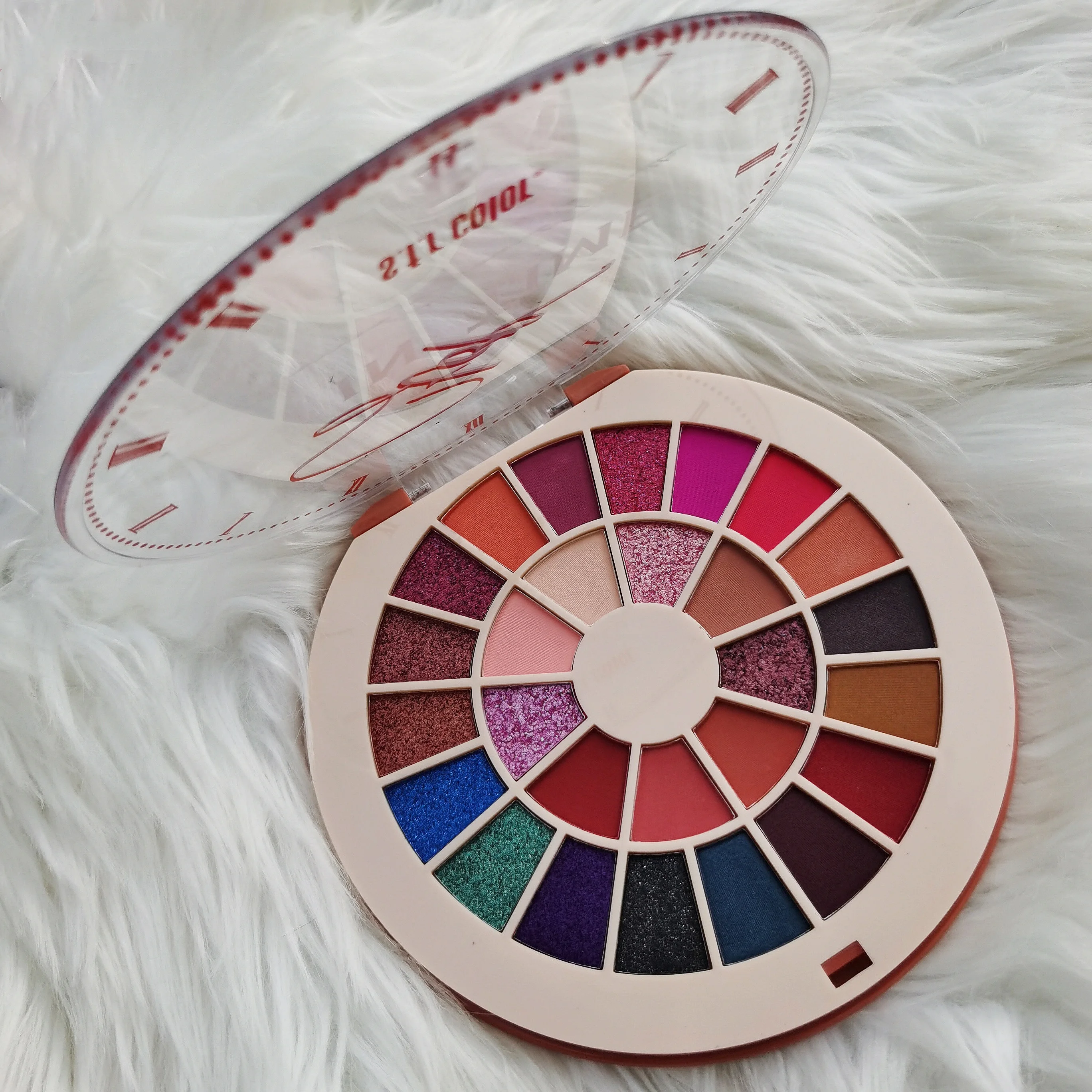 

Eye Shadow Oem Best Price Morden Style Dis Shape Waterproof Theme Big Custom Make Your Own Eyeshadow Palette