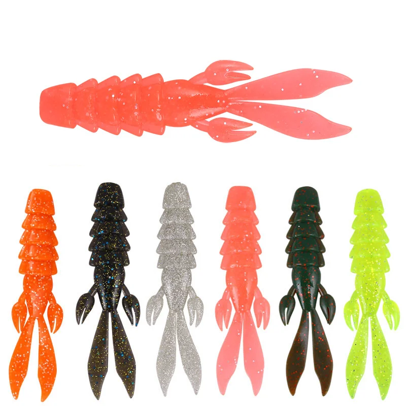 

2021 Silicone Bait 8cm Fishing Gear Fishing Soft Fish Bait, 10 colors