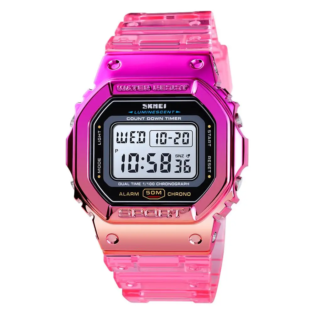 

SKMEI Promotional Wholesale Best Classic Chrono Fashion Sports Digital Watches For Men and Woman Colorful digital watch