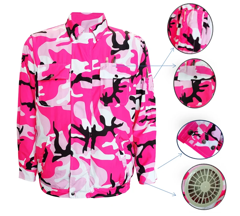 

worker wear air conditional fan cooling jacket