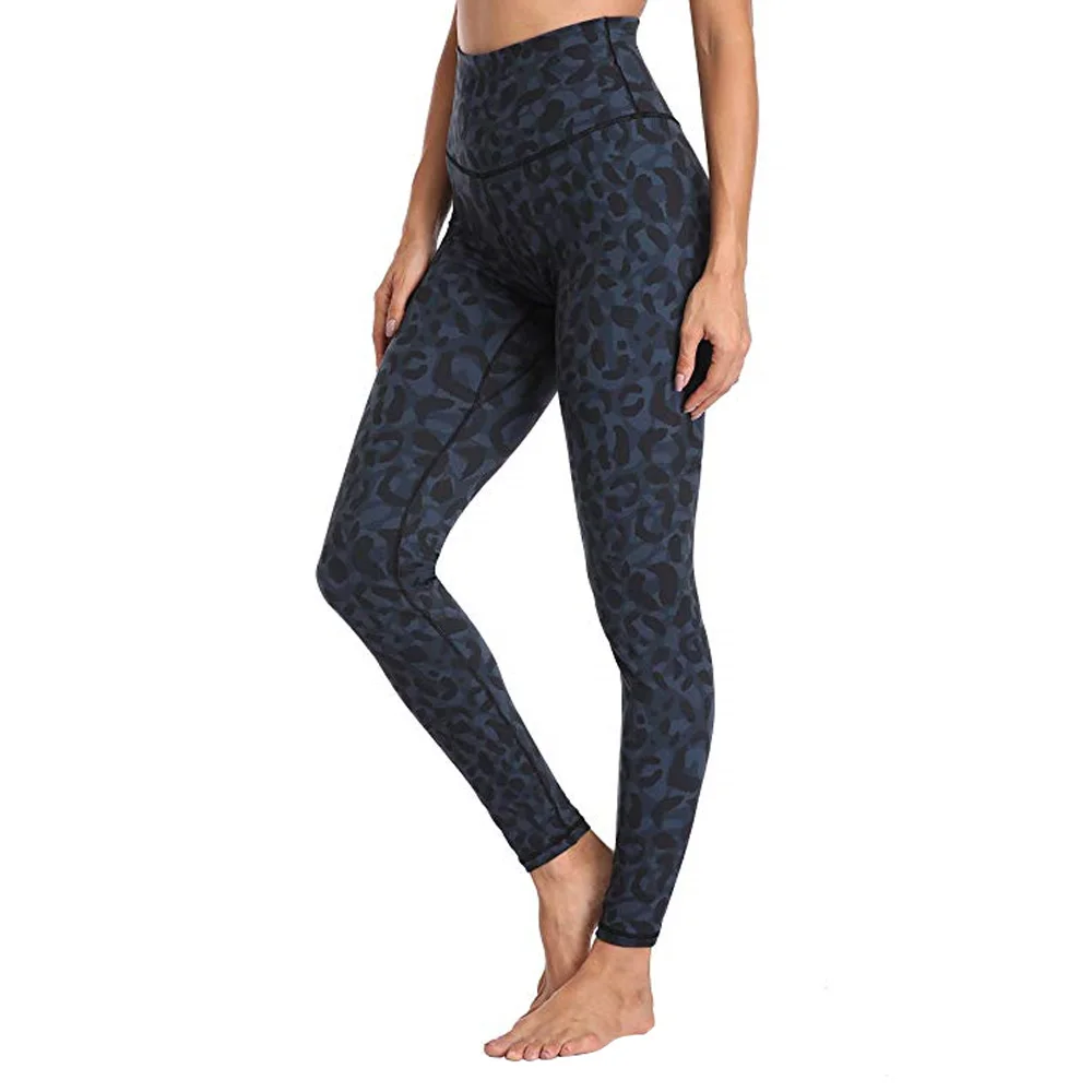 Amazon best seller women's high waist pattern leggings full length yoga pants legging