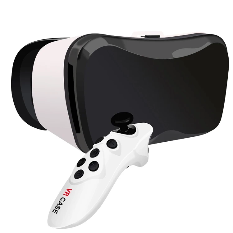 

2020 OEM VR Case 5 Plus headset vr 3D Glasses with remote controller 3d Glasses Vr Glasses, White