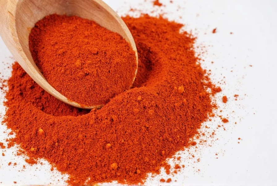 Comparison chart showing different paprika alternatives with their flavor profiles and substitution ratios