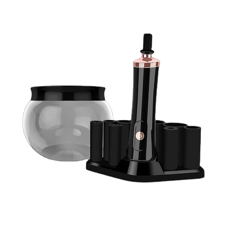 

OEM Electric private label dry makeup brush cleaner machine, Black and white, red