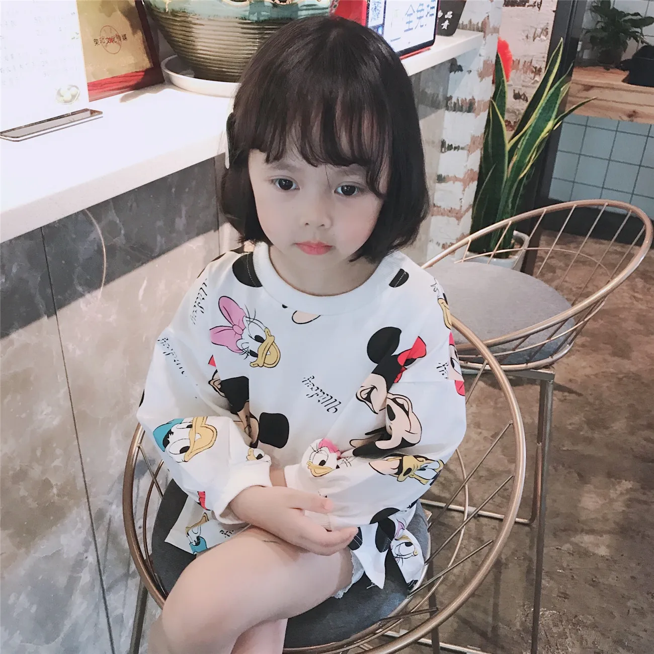 

Fashion Child autumn long sleeve teen knit cotton kids girl t shirt for Children girls