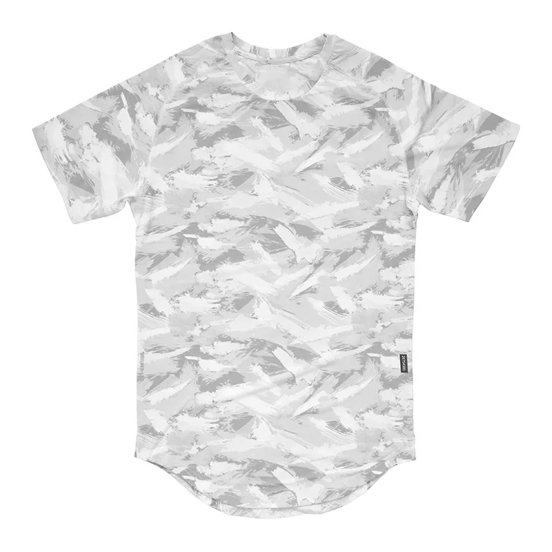 

Cross border ASRV summer new sports t-shirt men's Europe and America loose round neck short sleeve thin digital printing quick d