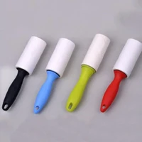 

High quality new design home cleaning tools cheap sticky paper pet hair remover lint roller with plastic cover