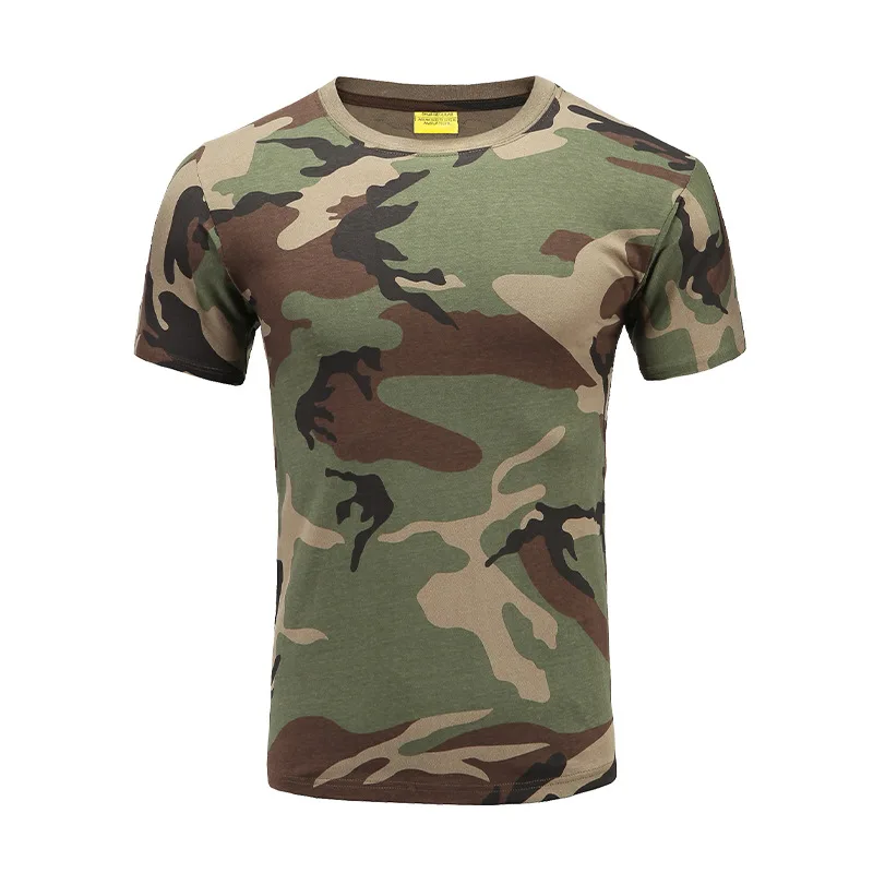 

Desert Jungle Forest Prairie ACU Top Quality 100% cotton camouflage T-shirt