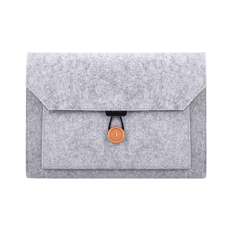 

Best-selling simple design, multi-function use file bag storage laptop pen mobile phone data cable clutch bag, Black/gray