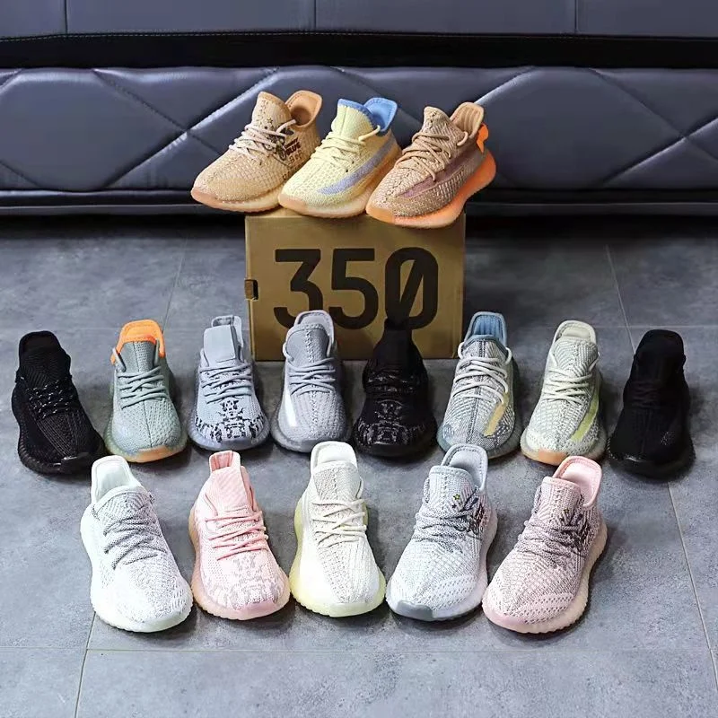 

Wholesale New High Quality Yeezy 350 V2 Men Sneakers Light Running Shoes Custom Reflective Yeezy Shoes