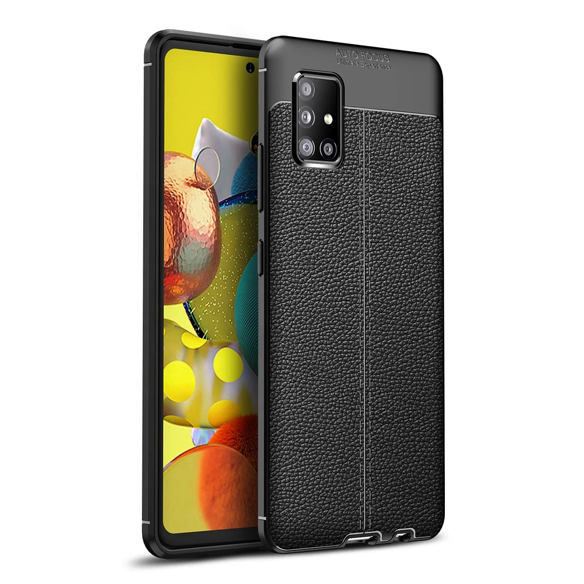 

Factory Wholesale Luxury Leather Litchi Pattern Tpu Mobile Phone Case For Samsung galaxy A51, Multi-color, can be customized