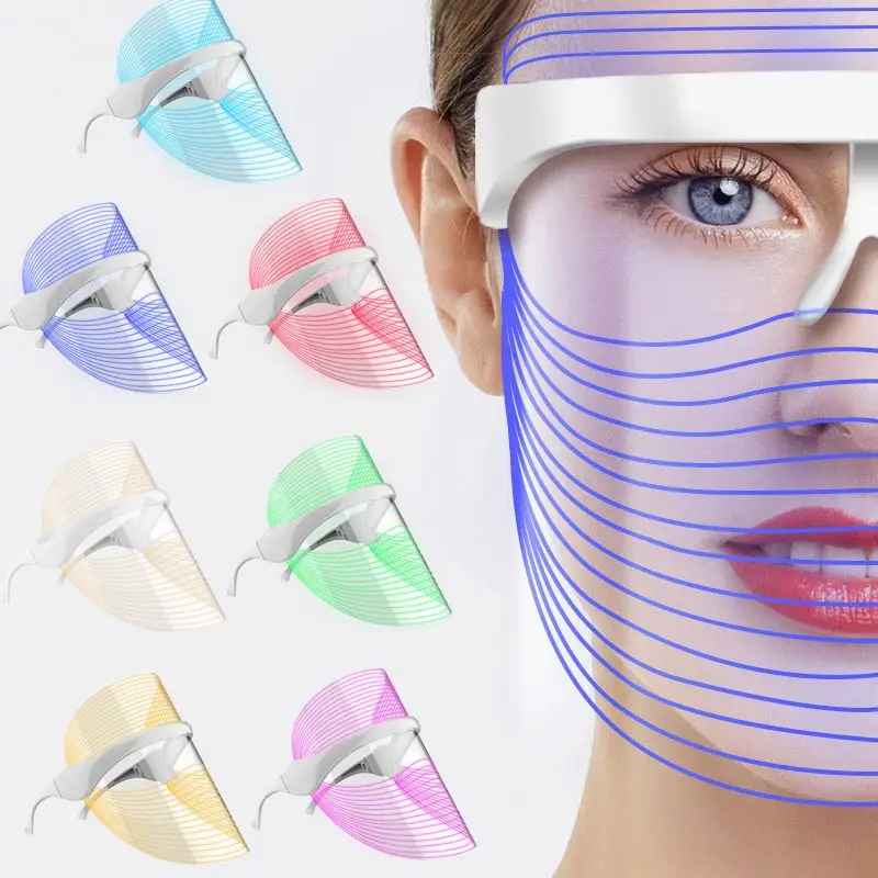 

Red Pdt With Ir Equipment Colorful 7 Colors Light Therapy 7d Face For Facial Led Mask Beauty