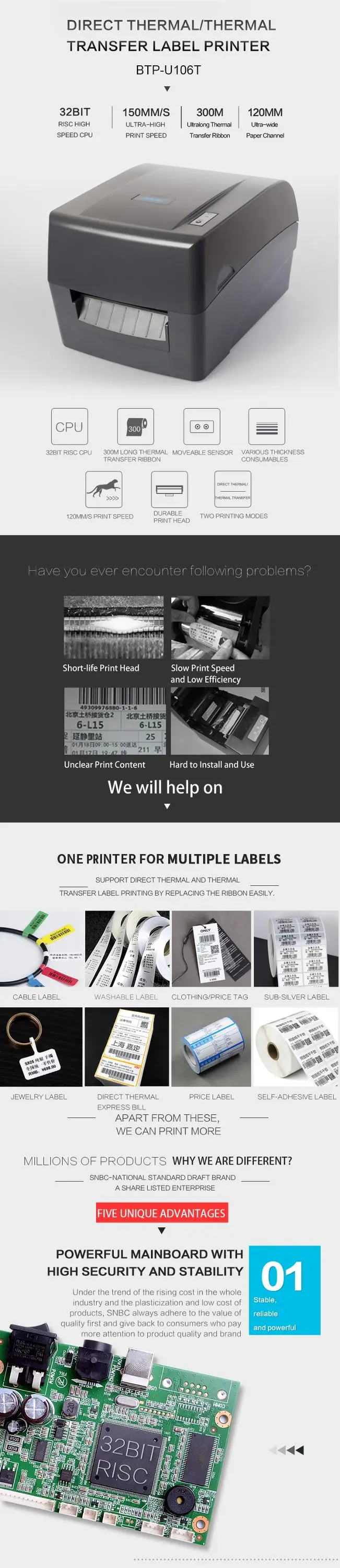 brady qr code printer