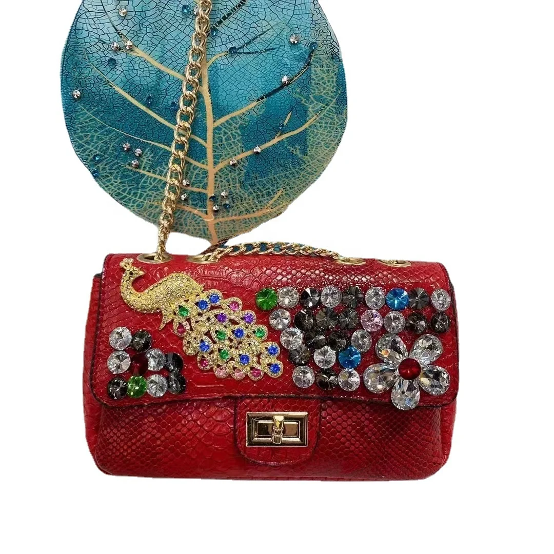 

Designer Luxury Hand Bags Women Purses Rhinestone Handbags Ladies