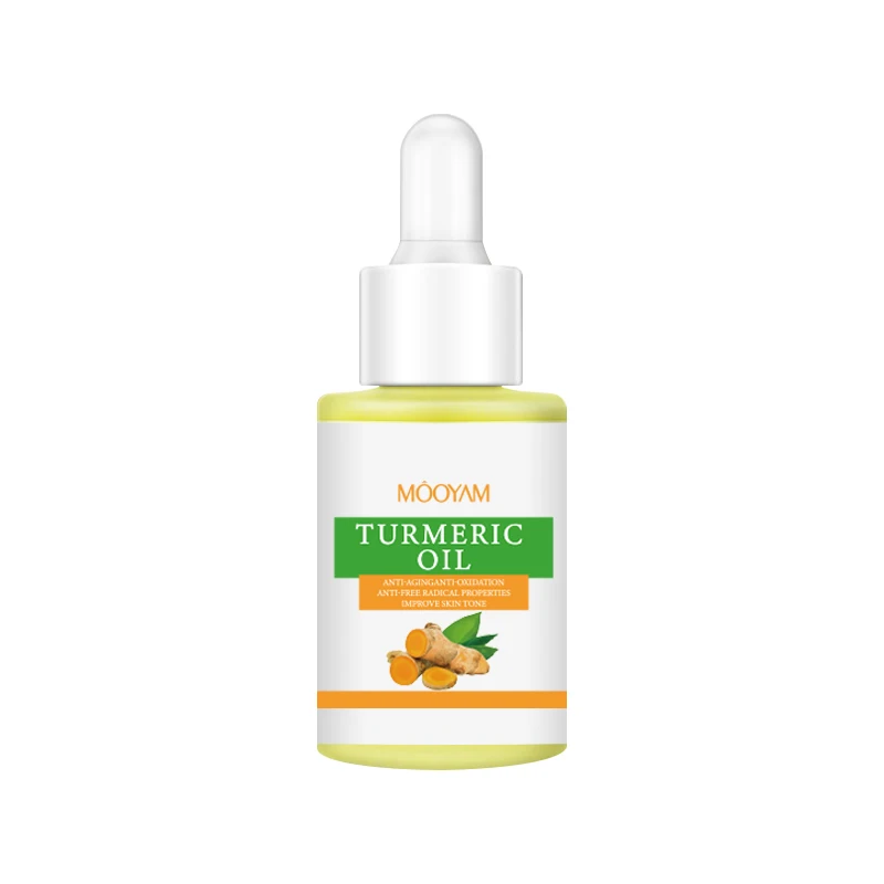 

Private Label Organic Whitening Turmeric Essential Oil Anti-Aging Anti Acne Turmeric Facial Face Oil