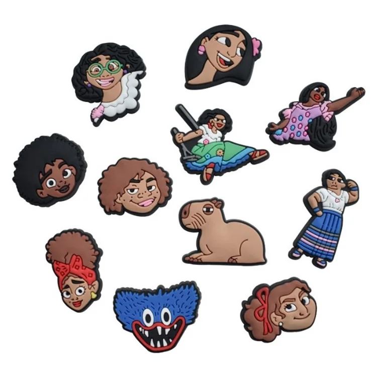 

Amazon Hot Sale PVC Kids Shoes Decoration Croc Clog Shoe Charms for Croc Shoes Wristband