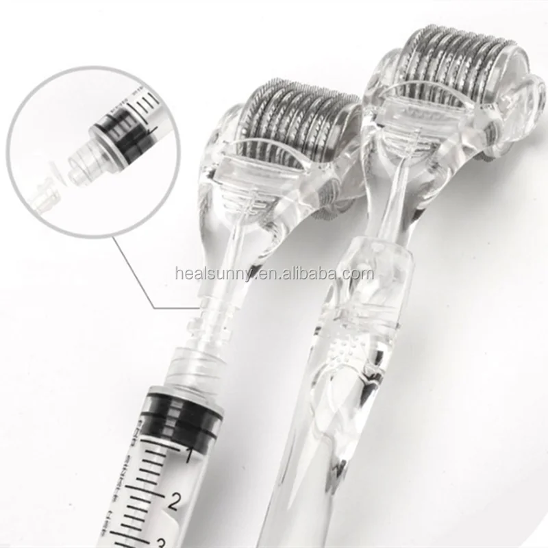 

Professional Titanium Micro Needle 540 Microneedling Dermaroller Derma Roller, Transparent