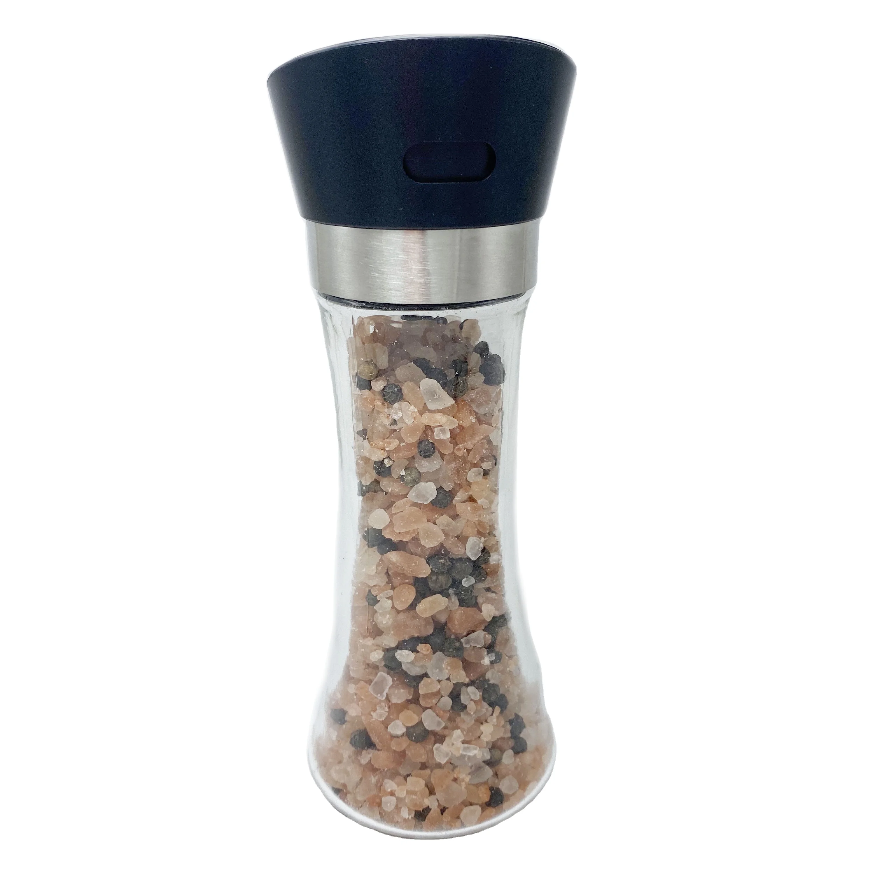 

dust free salt pepper shaker NEW design shaker spice jars 200gram salt container seasoning pot set, Customized