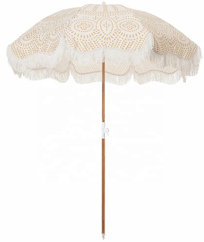 

210 CM 8 Ribs Fiberglass Special Double Layers Portable Wind Resist Beach Umbrella, Customized color