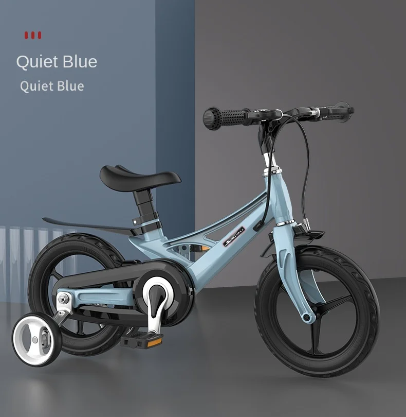 

New magnesium alloy children's bicycles for boys and girls 2-8 baby strollers without inflatable bicycles