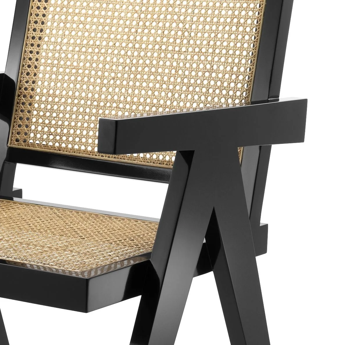 
Rattan cane dining chair 