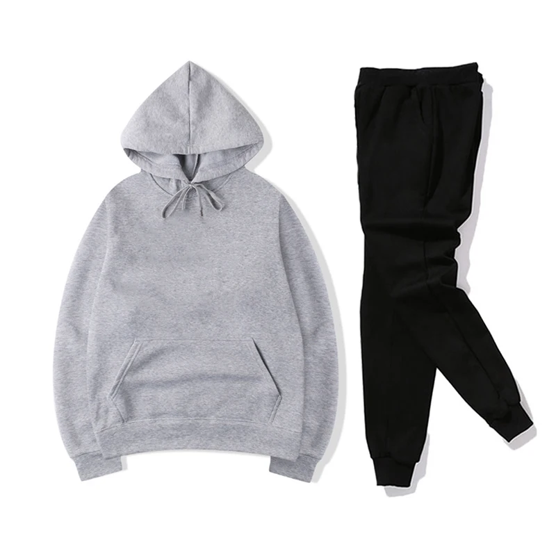 

Comfortable sportswear high quality hoodie couple tracksuit suit Ladies suits Factory sales