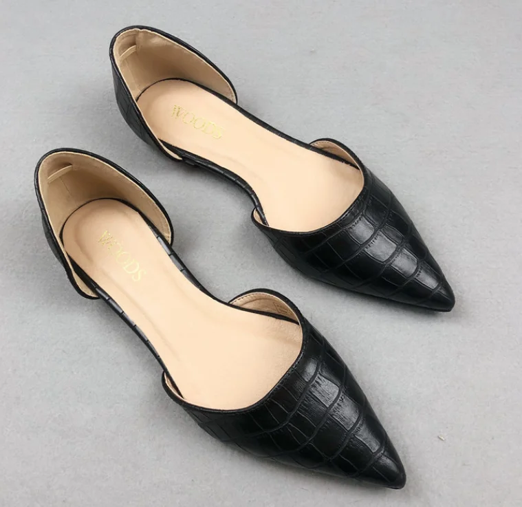 

2020 lady fashion office walking flat shoes, As photo