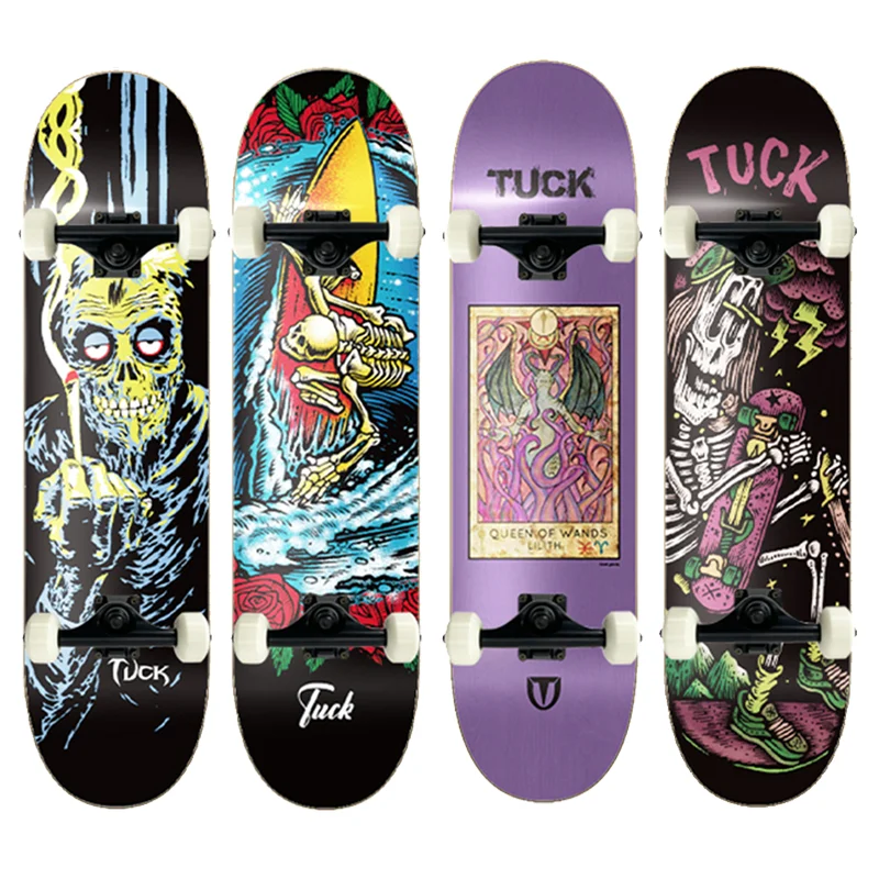 

Tuck Manufacturer Professional Skateboard Custom Complete Skateboards Complete