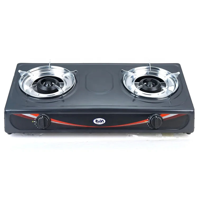 冷板面板双时尚家用 2 燃烧器燃气灶,燃气灶,燃气灶