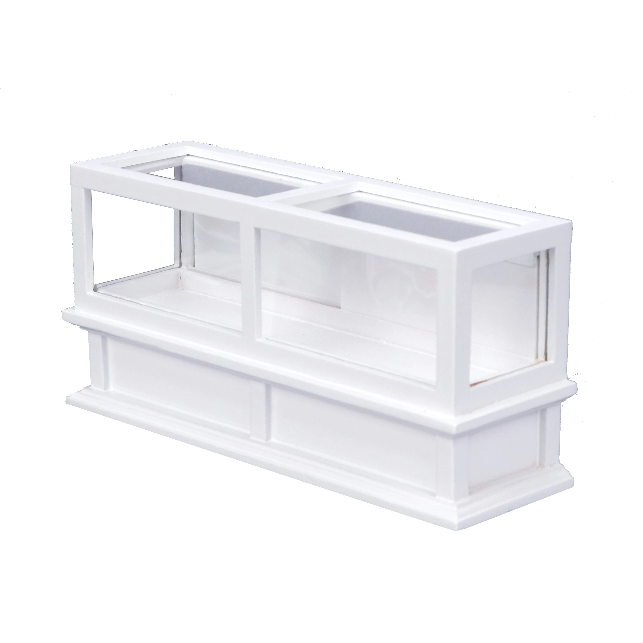 

1:12 doll house dollhouse mini furniture shopping mall store Micro scene decoration white cabinet display cabinet