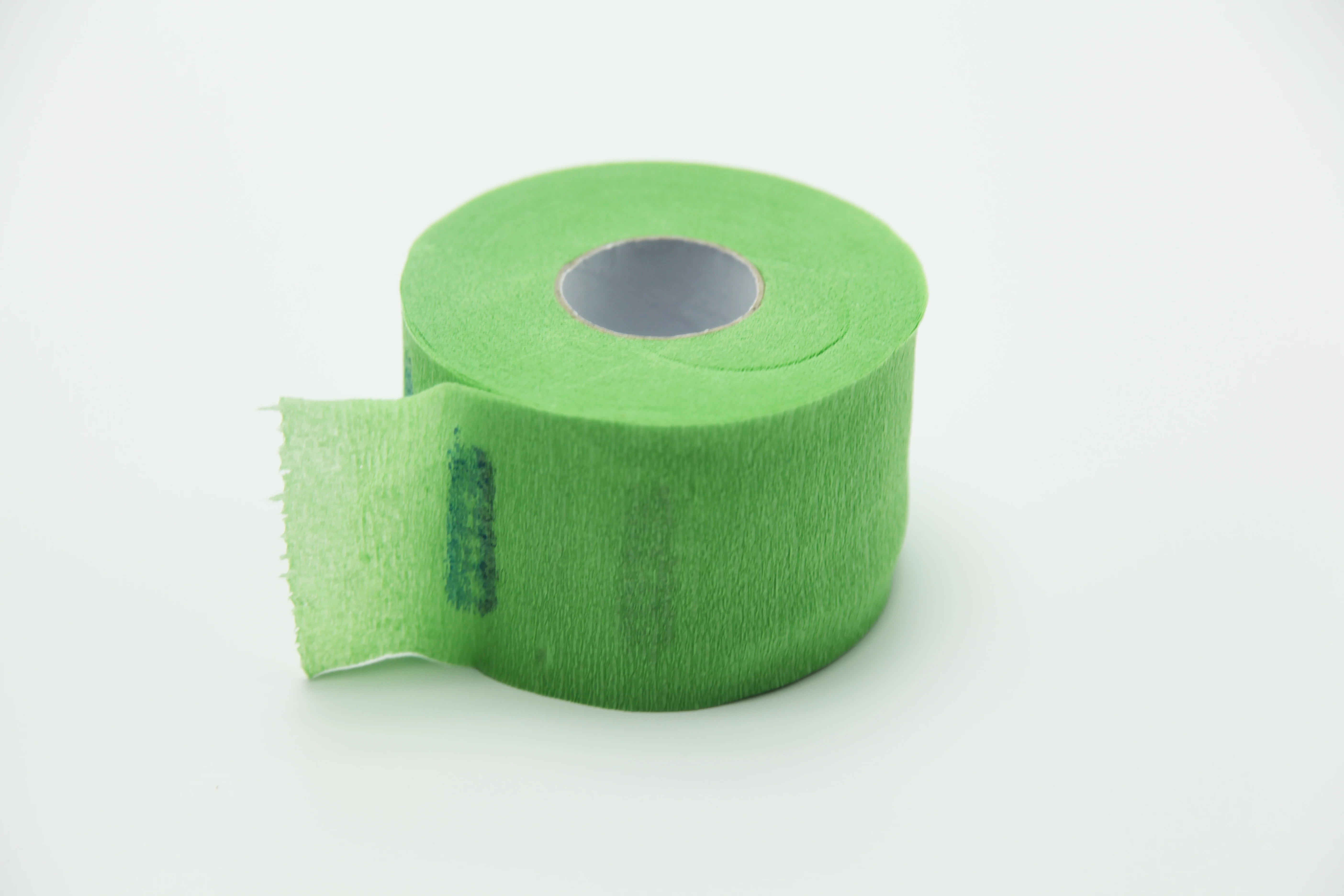 
colorful disposable hairdressing neck ruffles tissue paper strip roll for hair cut barber salon 