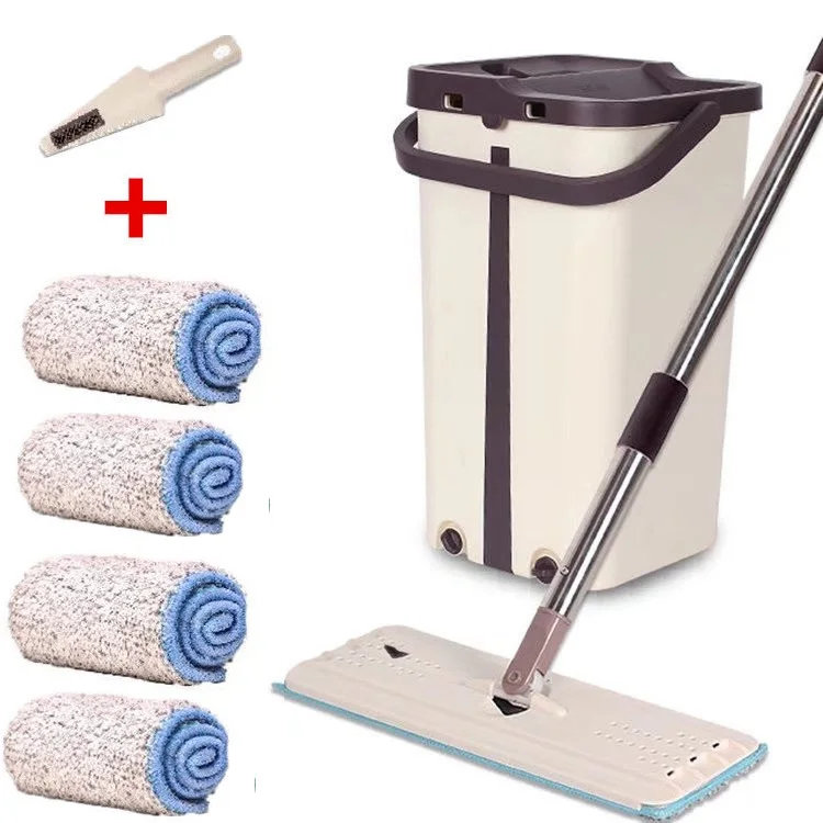 

Large size lazy hand wash-free flat mop with inner box